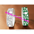 ready sale environmental material printed cool skull pattern silicone wristband making machine
